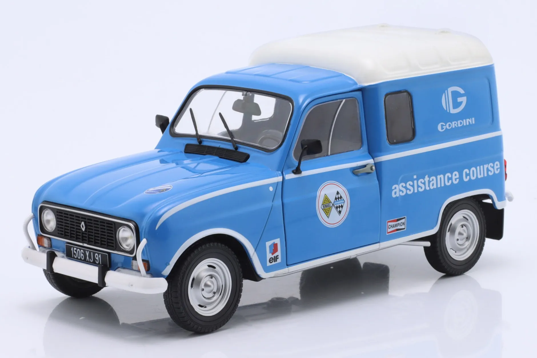 Renault 4LF4 Gordini Service 1976 blau / weiß 1:18 Solido