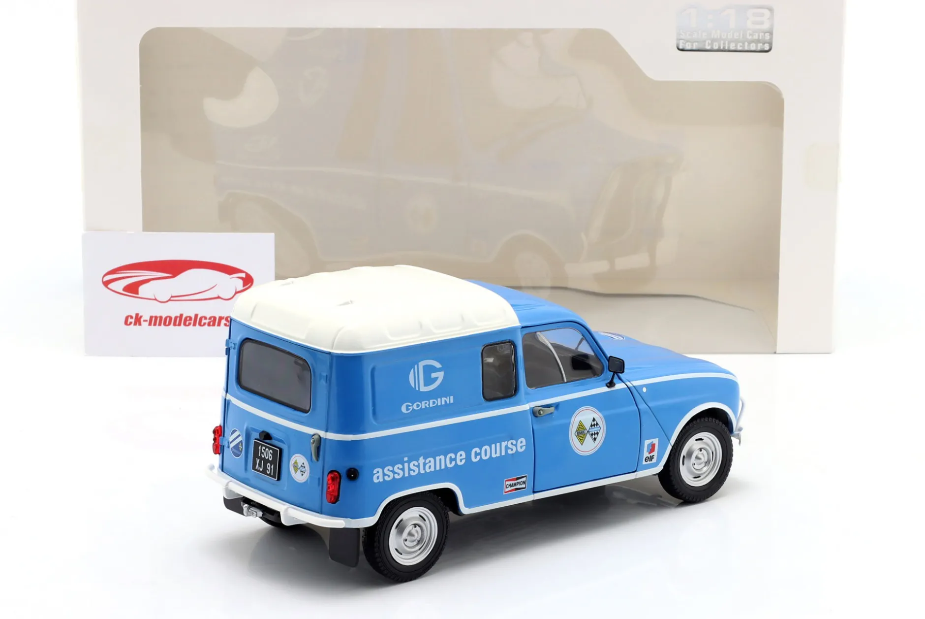 Renault 4LF4 Gordini Service 1976 blau / weiß 1:18 Solido