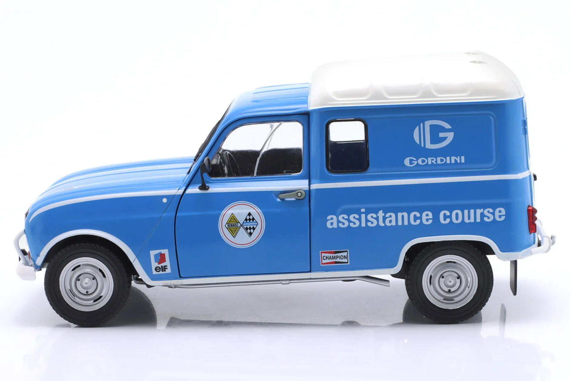 Renault 4LF4 Gordini Service 1976 blau / weiß 1:18 Solido