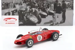 Richie Ginther Ferrari 156 Sharknose #18 Frankreich GP Formel 1 1961 1:18 WERK83