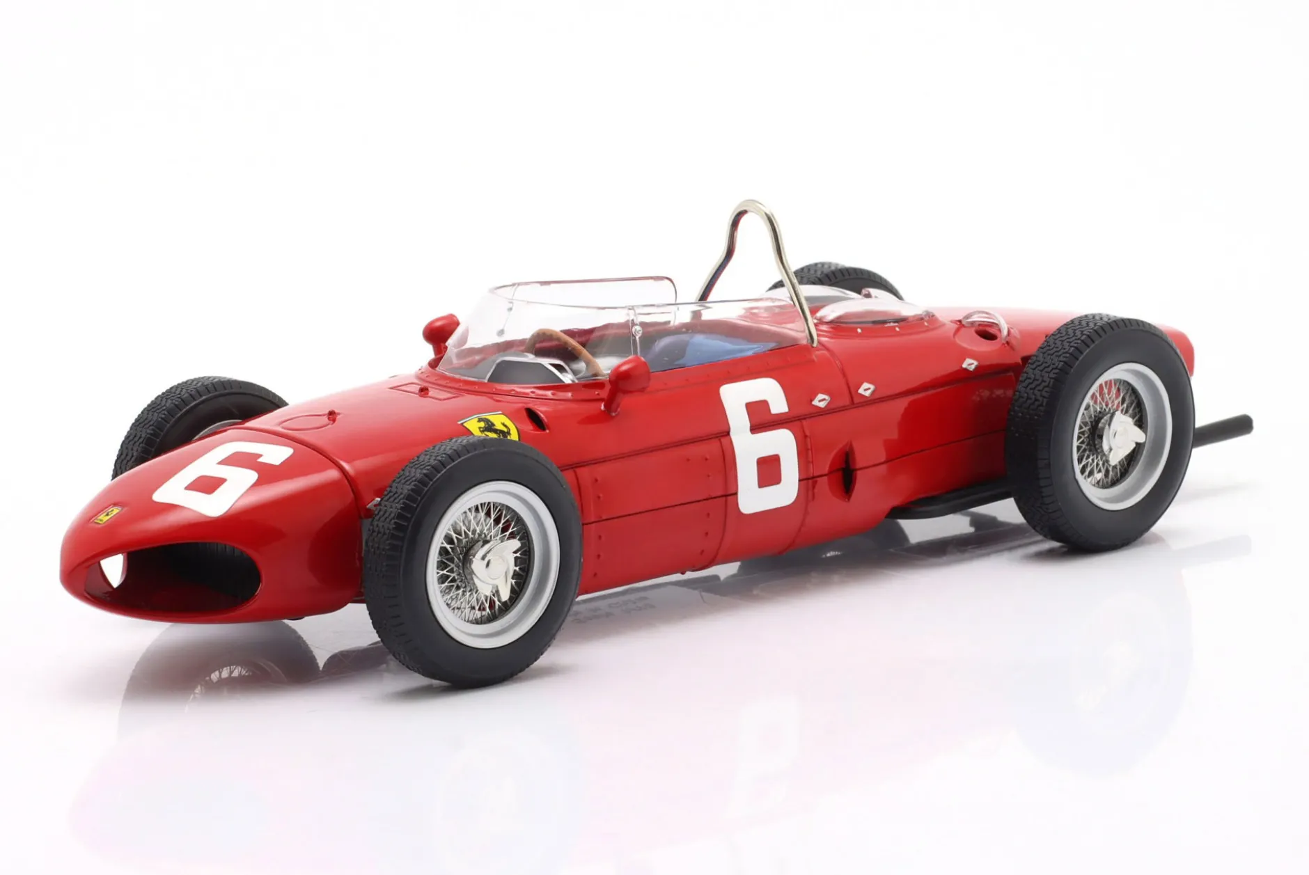 Richie Ginther Ferrari 156 Sharknose #6 3rd Belgien GP Formel 1 1961 1:18 WERK83