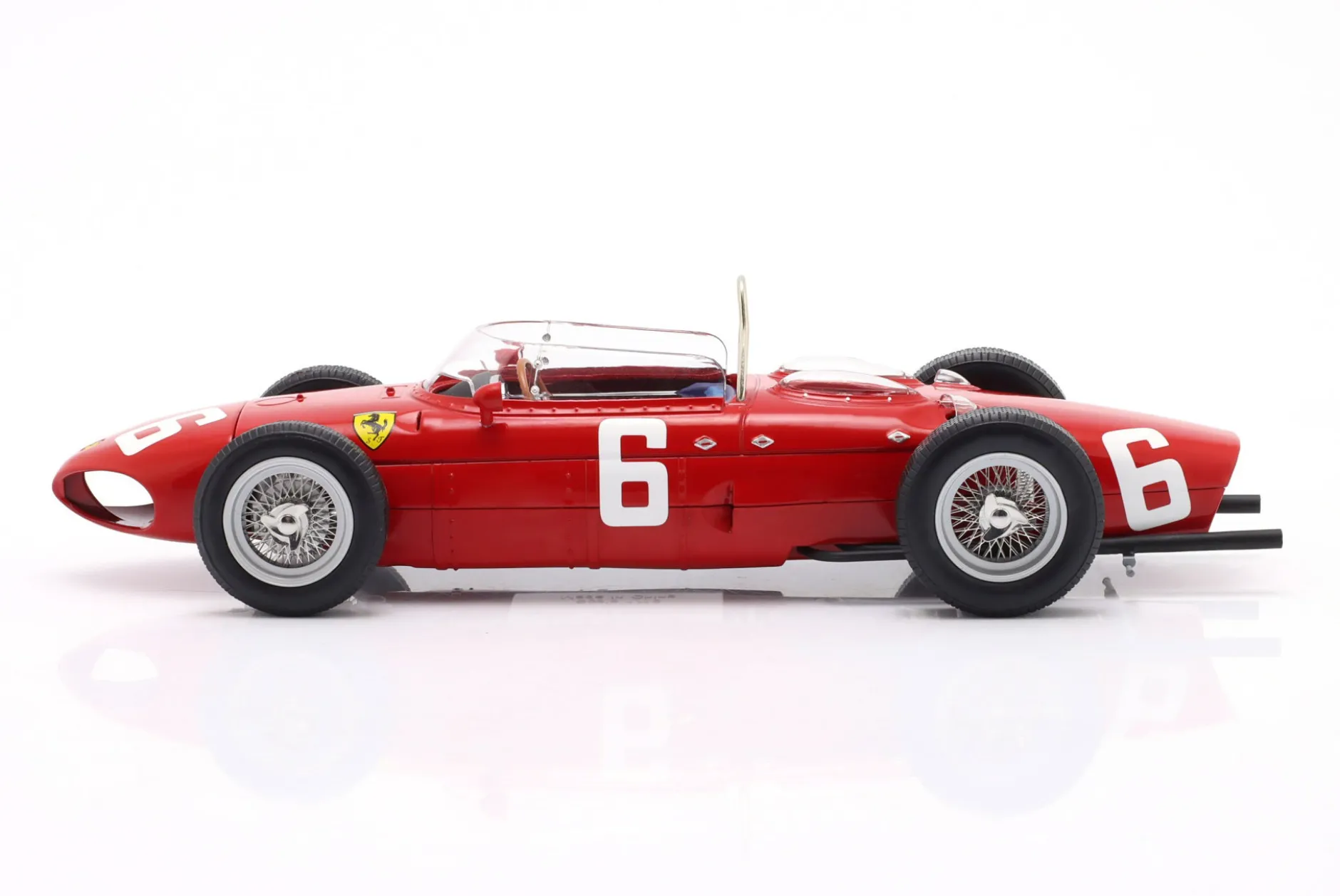 Richie Ginther Ferrari 156 Sharknose #6 3rd Belgien GP Formel 1 1961 1:18 WERK83