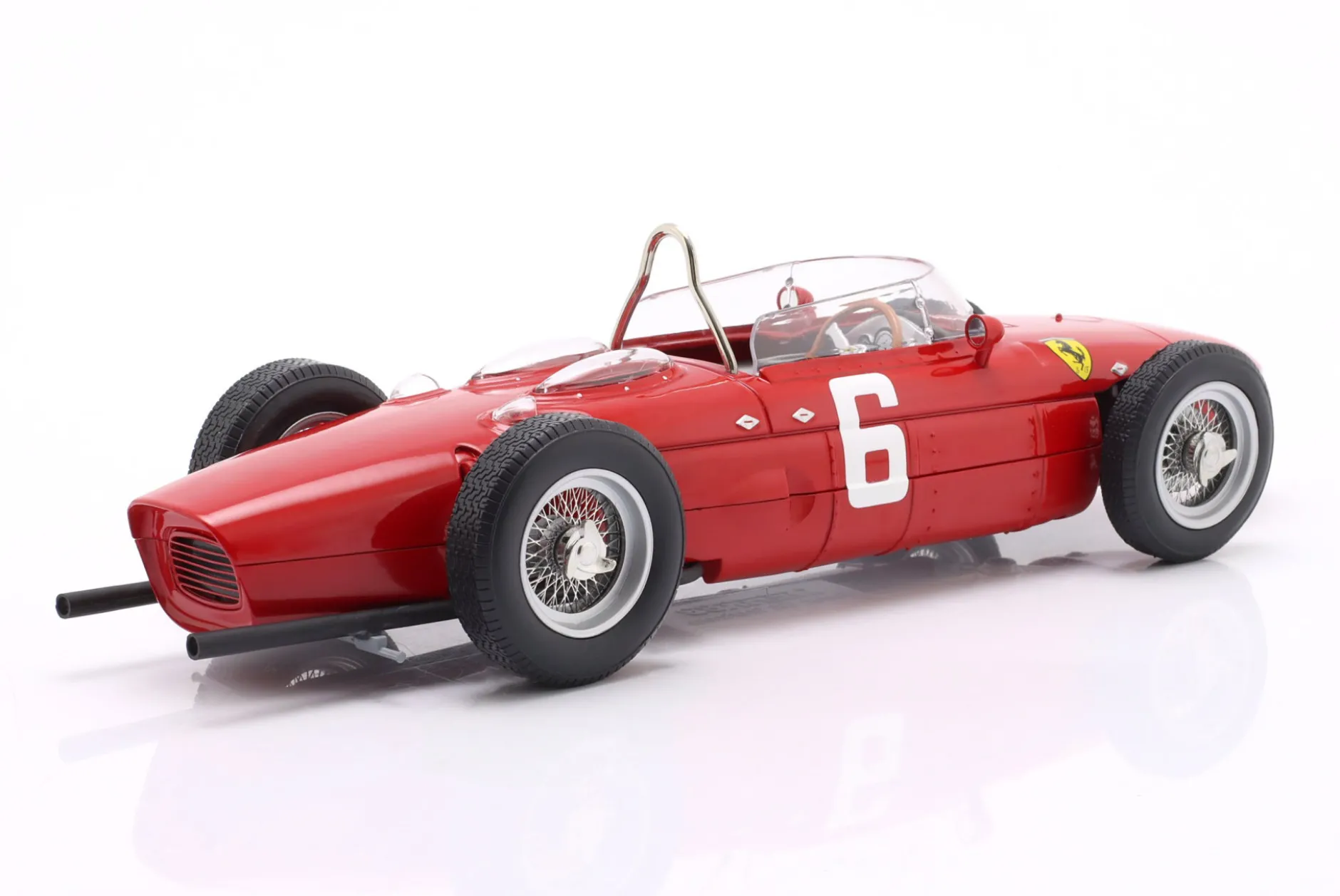 Richie Ginther Ferrari 156 Sharknose #6 3rd Belgien GP Formel 1 1961 1:18 WERK83