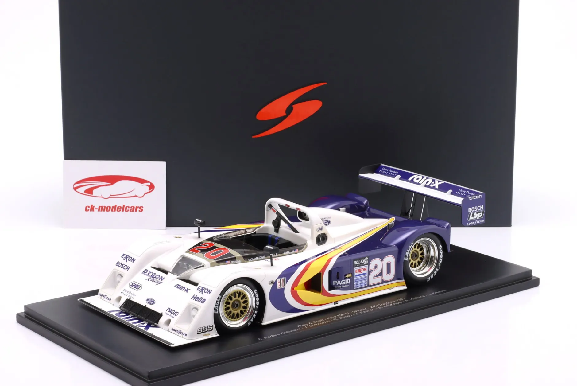 Riley & Scott Ford MK III #20 Sieger 24h Daytona 1997 Dyson Racing 1:18 Spark