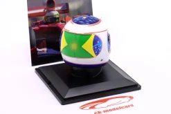 Rubens Barrichello Ferrari #2 Brasilien GP Formel 1 2001 Helm 1:5 Spark Editions