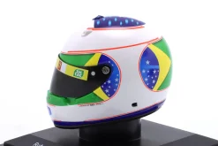 Rubens Barrichello Ferrari #2 Brasilien GP Formel 1 2001 Helm 1:5 Spark Editions