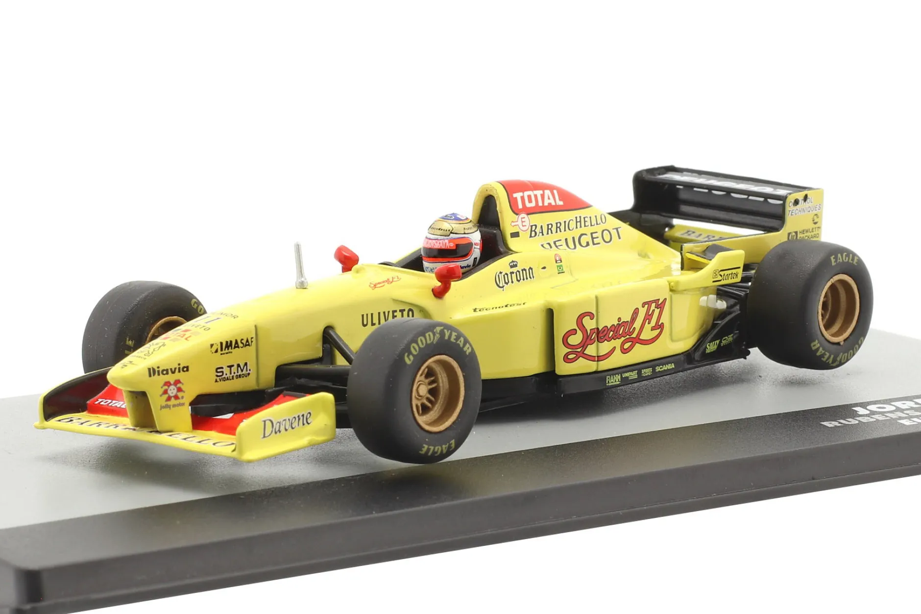Rubens Barrichello Jordan 196 #11 Europa GP Formel 1 1996 1:43 Altaya