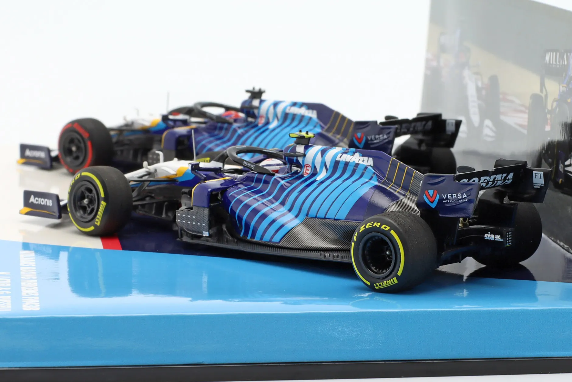 Russell #63 & Latifi #6 2-Car Set Williams FW43B Formel 1 2021 1:43 Minichamps