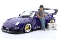 RWB-Legende Akira Nakai San Figur #2 mit Kiste 1:18 American Diorama