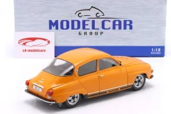 Saab 96 V4 Baujahr 1970 orange 1:18 ModelCar Group