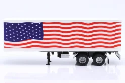 Sattelauflieger Stars & Stripes weiß / blau / rot 1:18 Road Kings