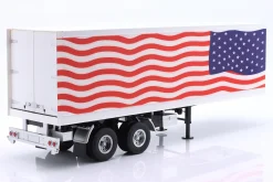 Sattelauflieger Stars & Stripes weiß / blau / rot 1:18 Road Kings