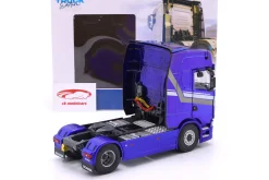 Scania 580S Highline Sattelzugmaschine 2023 blau metallic / Dekor 1:24 Solido