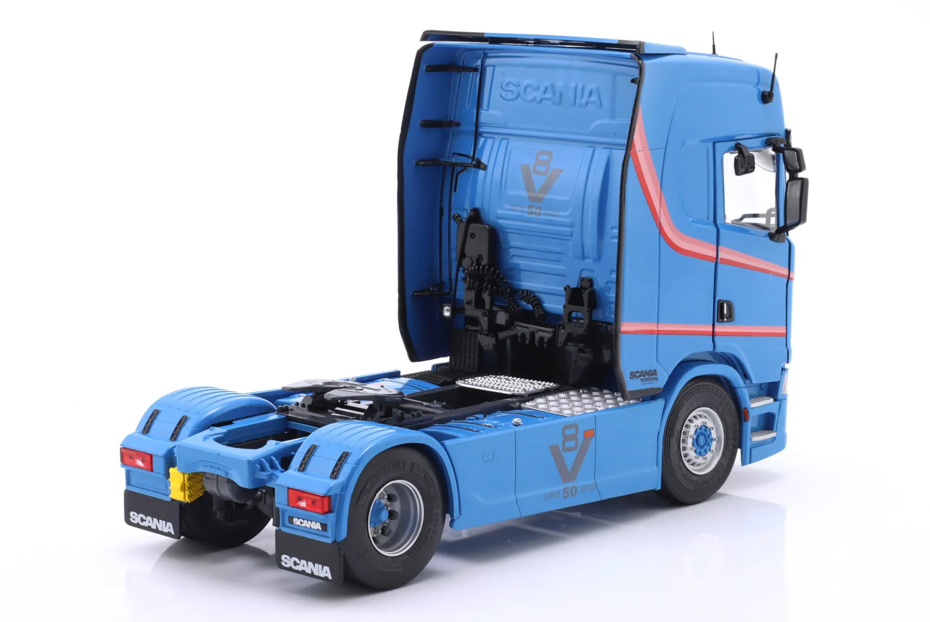 Scania 580S Highline 113 Tribute Sattelzugmaschine 2023 blau / Dekor 1:24 Solido