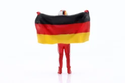 Sebastian Vettel mit Deutschland-Fahne Figur 1:43 Cartrix