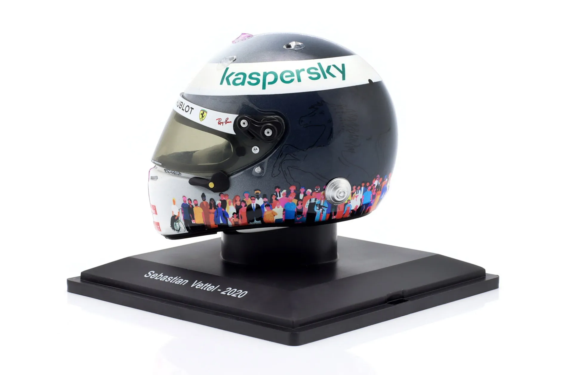 Sebastian Vettel #5 Scuderia Ferrari 3rd Türkei GP Formel 1 2020 Helm 1:5 Spark Editions