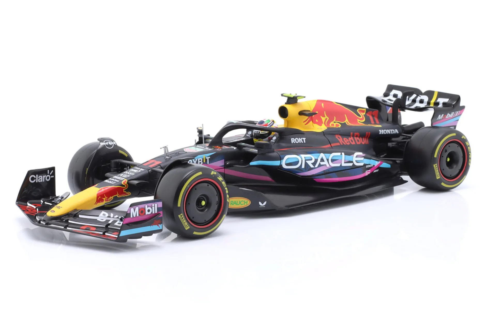 Sergio Perez Red Bull RB19 #11 2nd Miami GP Formel 1 2023 1:18 Bburago
