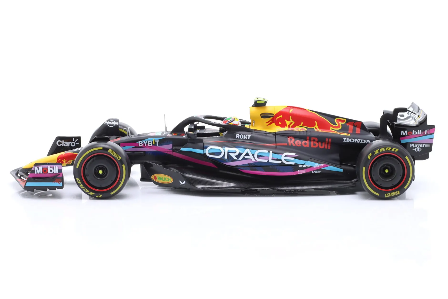 Sergio Perez Red Bull RB19 #11 2nd Miami GP Formel 1 2023 1:18 Bburago