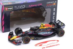 Sergio Perez Red Bull RB19 #11 2nd Miami GP Formel 1 2023 1:43 Bburago