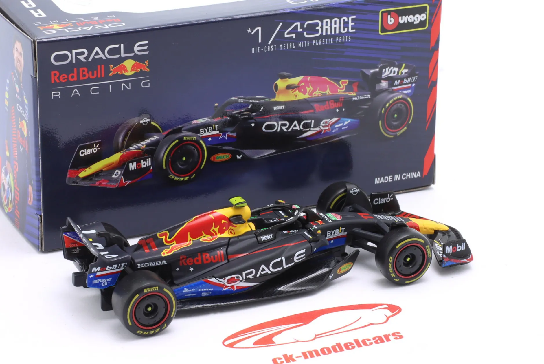 Sergio Perez Red Bull RB19 #11 4th USA GP Formel 1 2023 1:43 Bburago