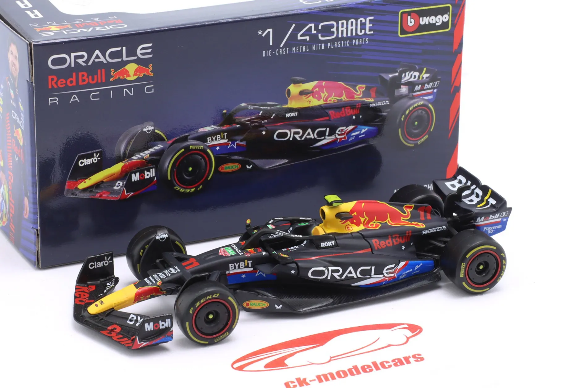 Sergio Perez Red Bull RB19 #11 4th USA GP Formel 1 2023 1:43 Bburago