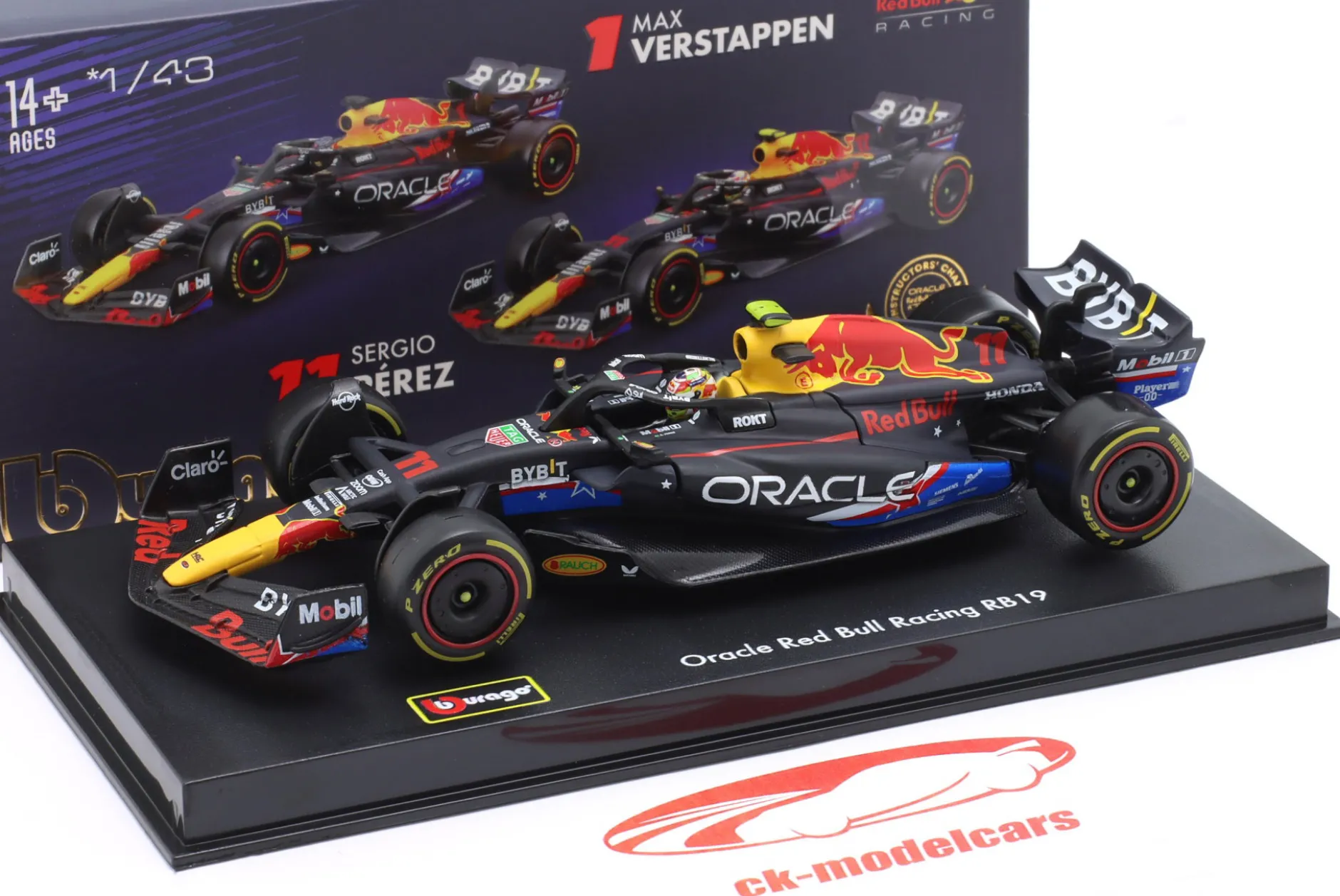 Sergio Perez Red Bull RB19 #11 4th USA GP Formel 1 2023 1:43 Bburago