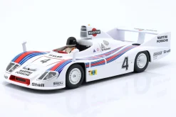 Set: Porsche 936 Martini #4 Sieger 24h LeMans 1977 mit Fahrerfigur schwarzer Helm 1:18 WERK83