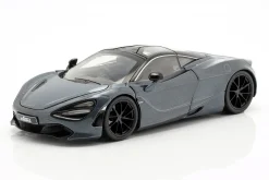 Shaw's McLaren 720S Film Fast & Furious Hobbs & Shaw (2019) grau metallic 1:24 Jada Toys