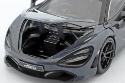Shaw's McLaren 720S Film Fast & Furious Hobbs & Shaw (2019) grau metallic 1:24 Jada Toys