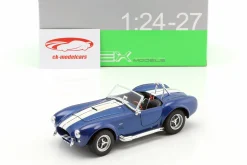 Shelby Cobra SC 427 Baujahr 1965 blau / weiß 1:24 Welly