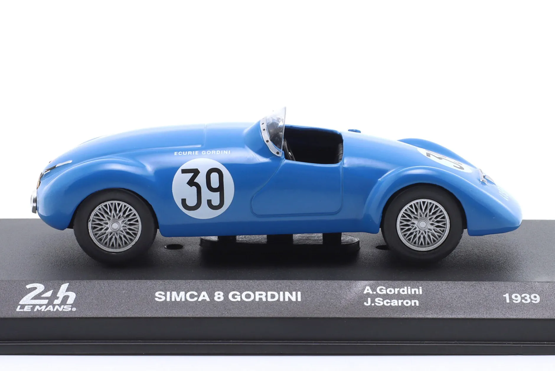 Simca 8 #39 24h LeMans 1939 Gordini, Scaron 1:43 Altaya