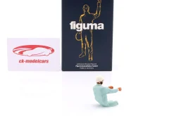 Sitzende Rennfahrer-Figur Phil H. 1:18 Figurenmanufaktur