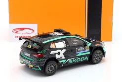 Skoda Fabia RS Rally2 #22 6th Safari Rallye 2024 Greensmith, Andersson 1:18 Ixo