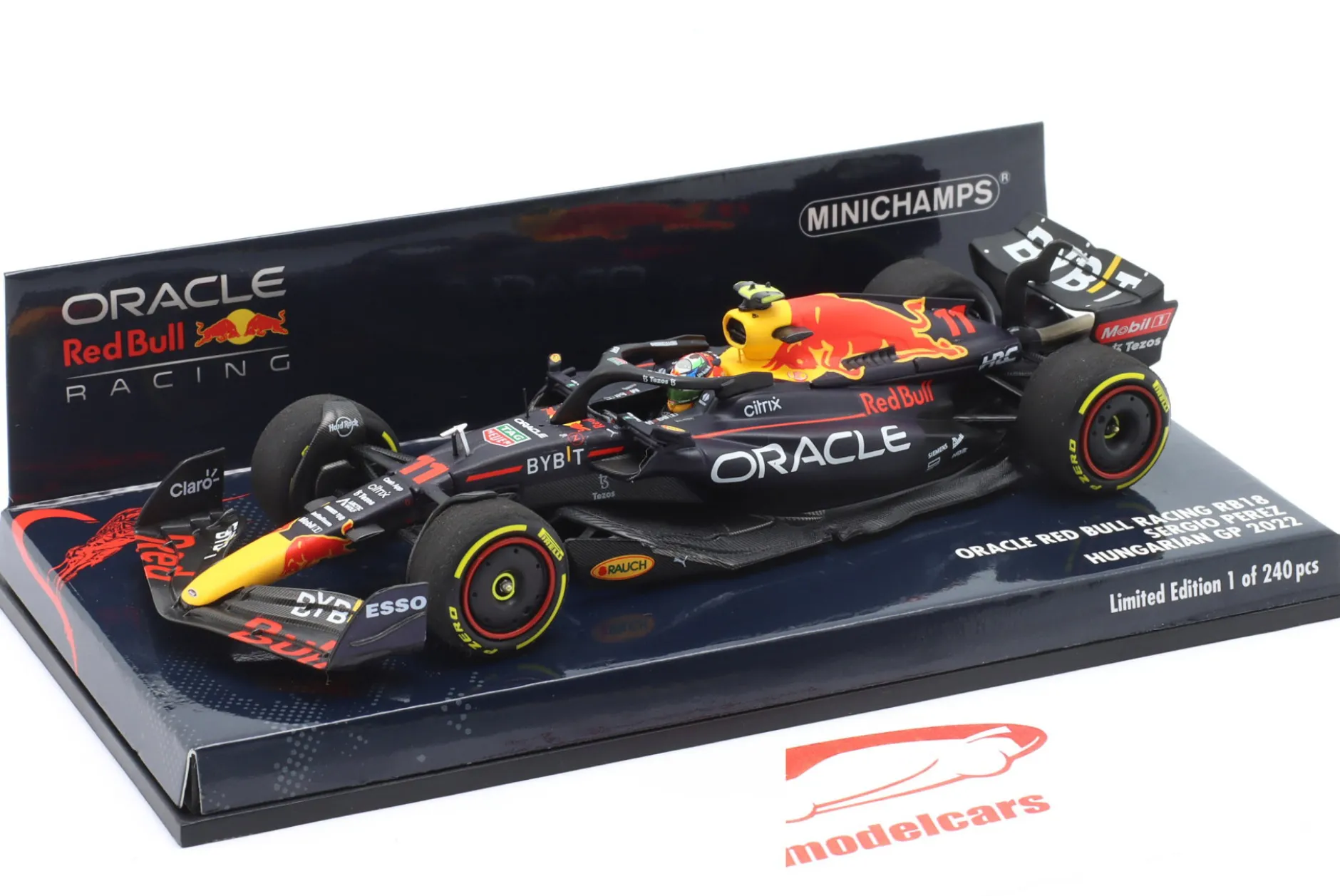 S. Pérez Red Bull RB18 #11 5th Ungarn GP Formel 1 2022 1:43 Minichamps
