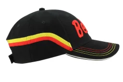 Stefan Bellof Cap ''Helm'' Classic Line schwarz / rot / gelb