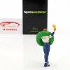 Stefan Bellof Fahrerfigur mit Siegerkranz 1:18 FigurenManufaktur