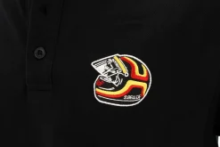 Stefan Bellof Polo-Shirt ''Helm'' Classic Line schwarz