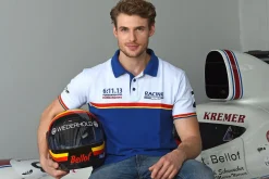 Stefan Bellof Polo-Shirt Rekordrunde 6:11.13 min blau / weiß