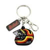 Stefan Bellof Schlüsselanhänger ''Helm'' rot / gelb / schwarz