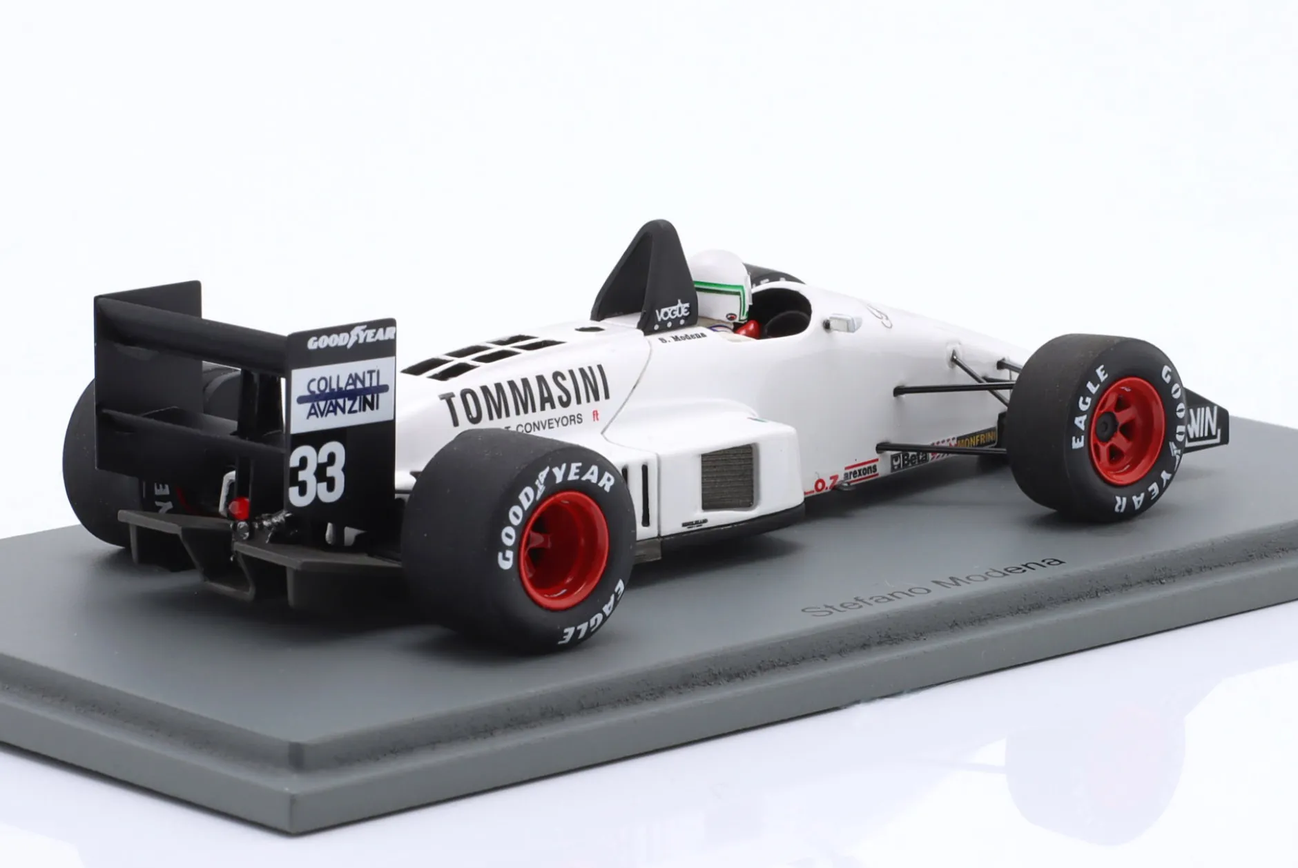 Stefano Modena EuroBrun ER188 #33 Frankreich GP Formel 1 1988 1:43 Spark