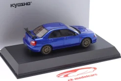 Subaru Impreza S202 STi Baujahr 2002 blau metallic 1:43 Kyosho