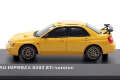 Subaru Impreza S202 STi Baujahr 2002 gelb 1:43 Kyosho