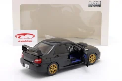Subaru Impreza WRX STI Baujahr 2004 perlschwarz 1:18 Solido