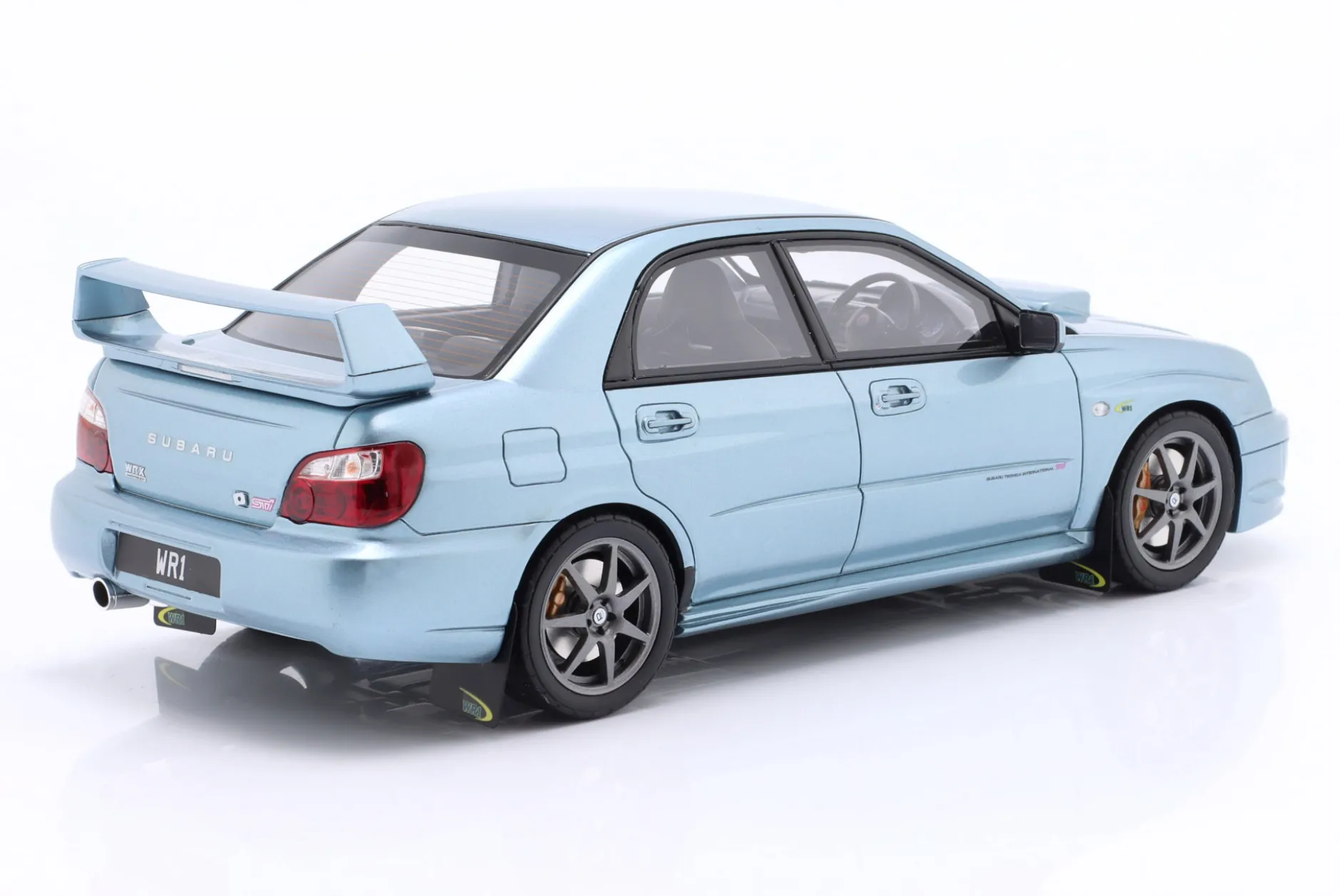 Subaru Impreza WRX Sti WR1 P. Solberg Edition 2003 eisblau metallic 1:18 OttOmobile