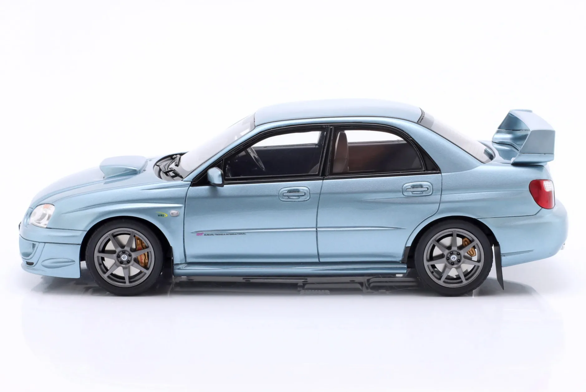 Subaru Impreza WRX Sti WR1 P. Solberg Edition 2003 eisblau metallic 1:18 OttOmobile