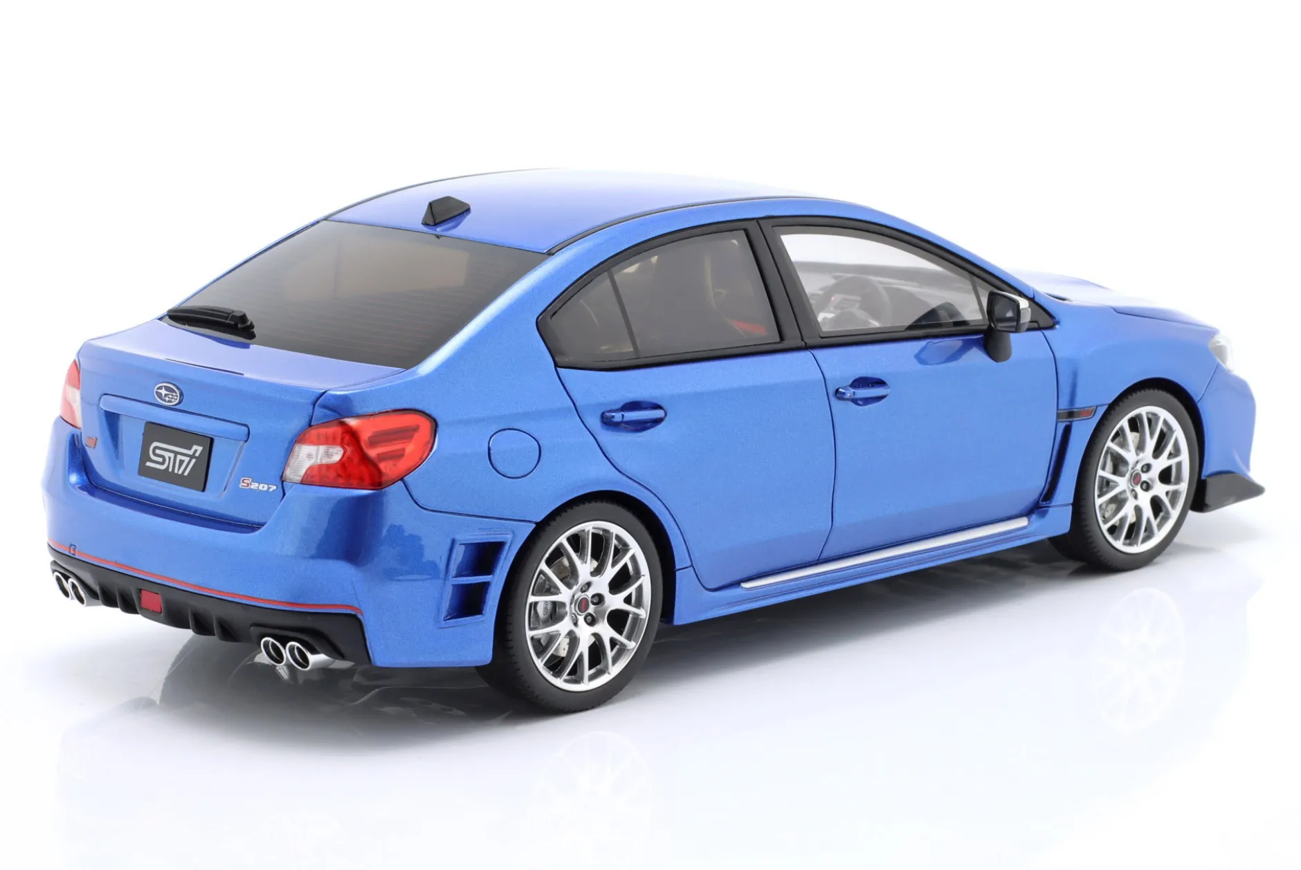Subaru WRX Sti S207 Baujahr 2015 blau metallic 1:18 OttOmobile