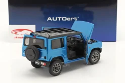 Suzuki Jimny (JB64) RHD Baujahr 2018 blau metallic / schwarz 1:18 AUTOart