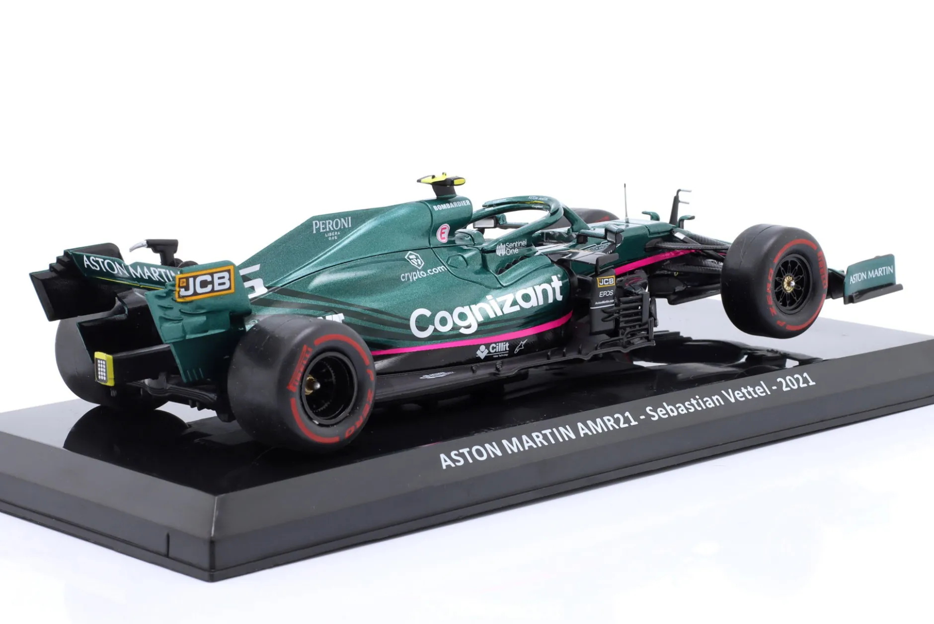 S. Vettel Aston Martin AMR21 #5 2nd Aserbaidschan GP Formel 1 2021 1:24 Premium Collectibles