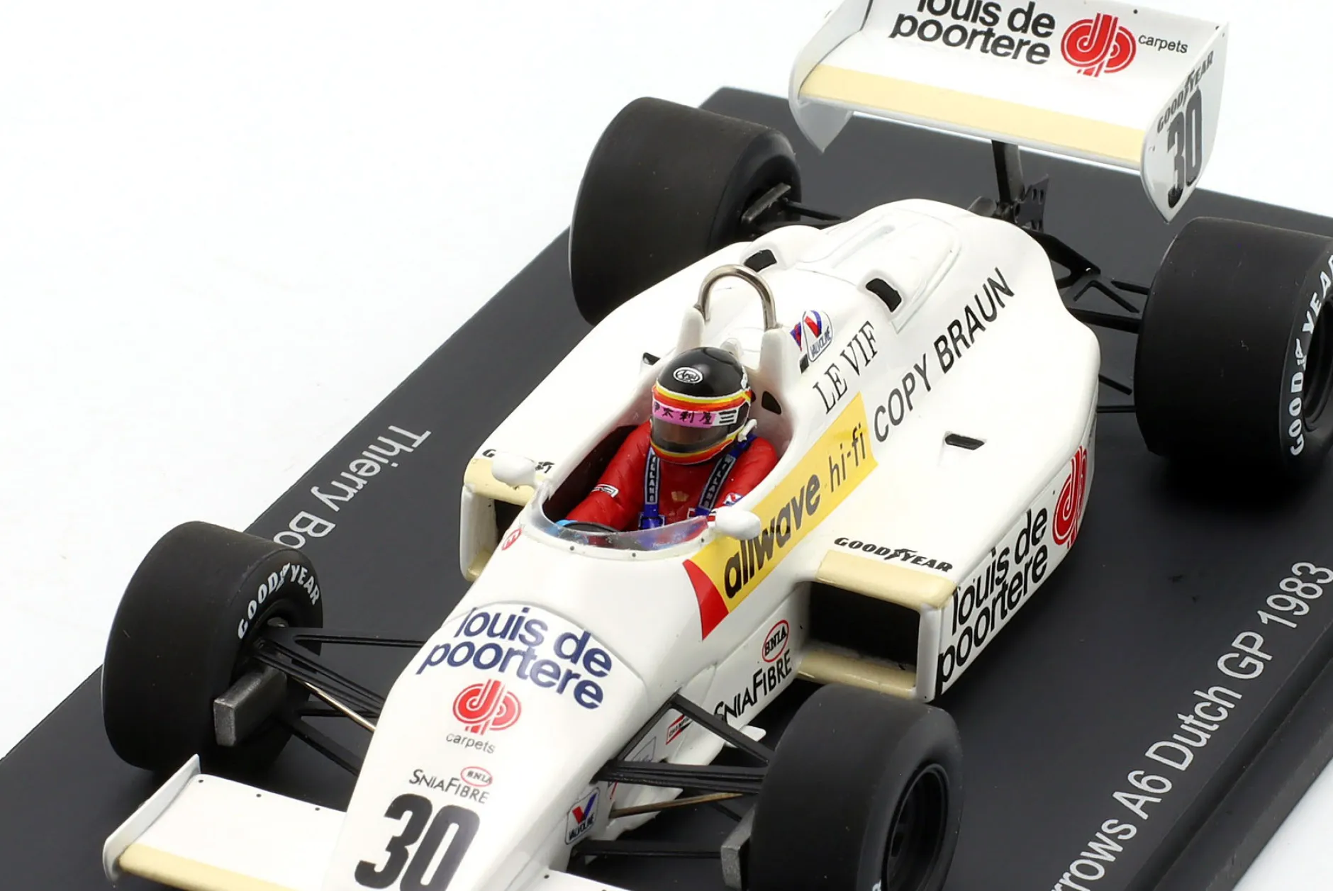 Thierry Boutsen Arrows A6 #30 Niederlande GP Formel 1 1983 1:43 Spark