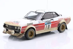 Toyota Celica 2000 GT (RA21) #18 RAC Rallye 1977 Dirty Version Therier, Vial 1:18 Ixo